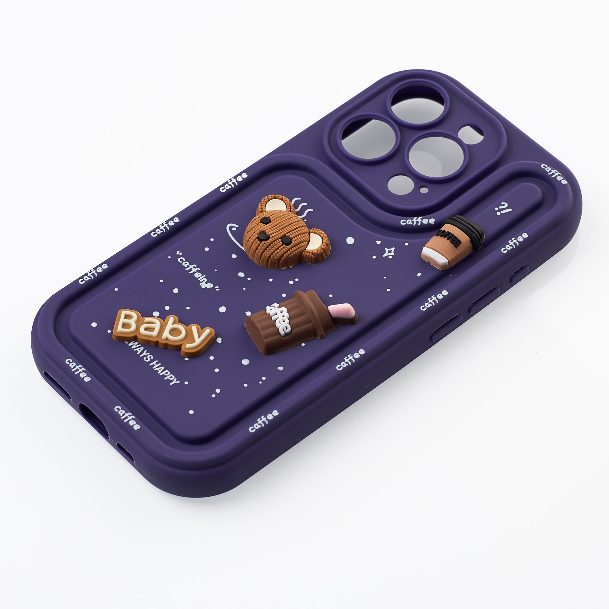 Чохол Pretty Toys для IPhone 14 Pro (Purple/baby)-1